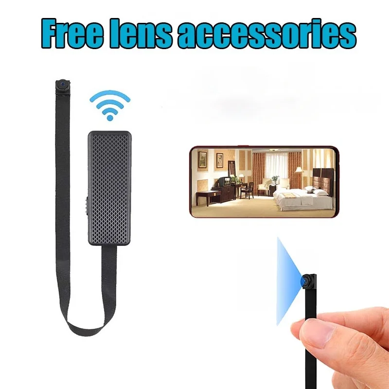 

Мини-камера HD Беспроводная портативная с Wi-Fi и функцией ночного видения, 1080P