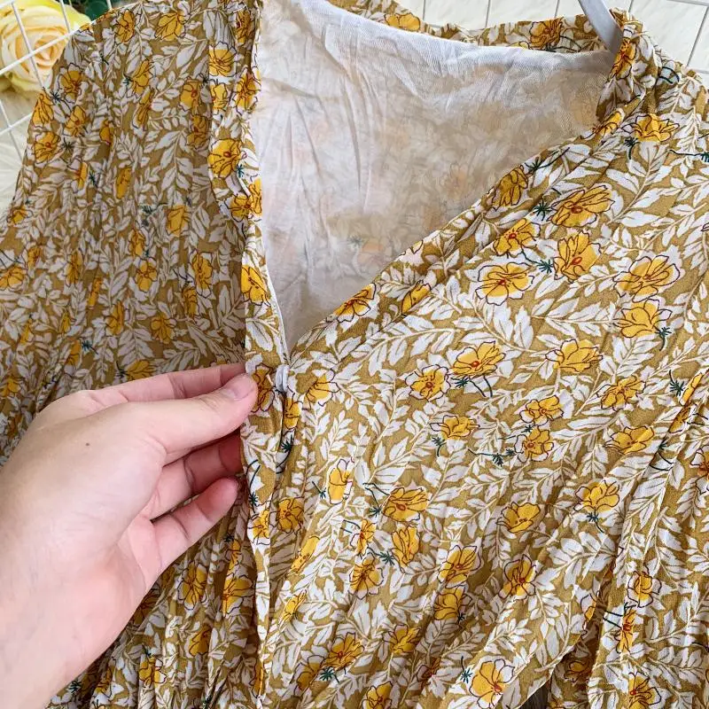 Женское длинное платье-макси повседневное шифоновое платье выше колена с