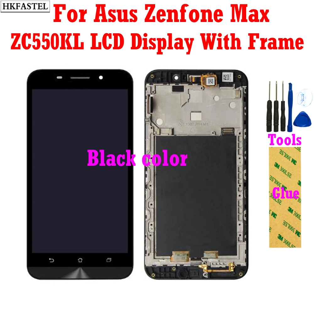 Оригинальный ЖК-дисплей HKFASTEL для ASUS Zenfone MAX ZC550KL Z010D Z010DA сенсорный экран дигитайзер