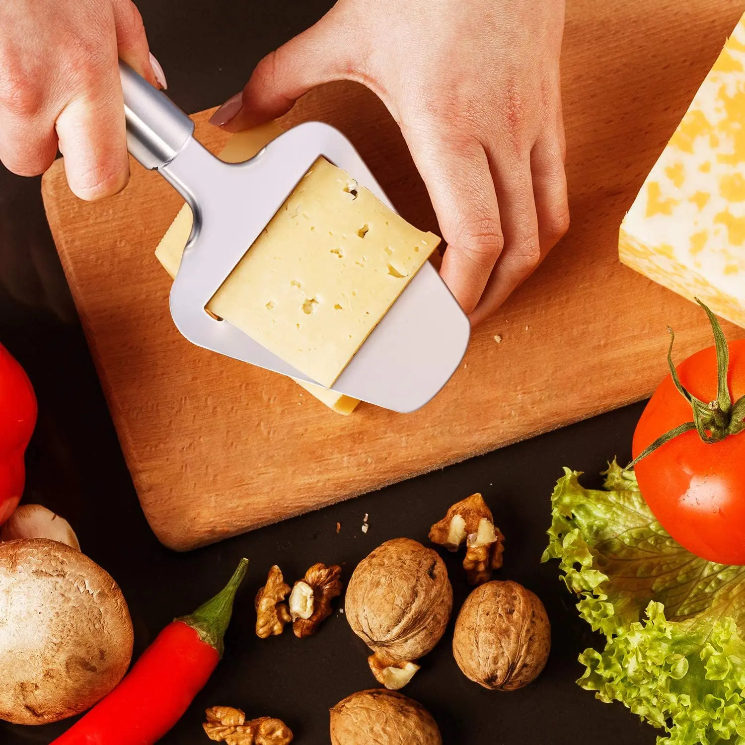 1 шт. нож для сыра из нержавеющей стали резак масла инструмент резки плоская терка