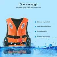 life jacket outdoor rafting life jacket for swimming snorkeling wear fishing professional drifting life vest for child adult