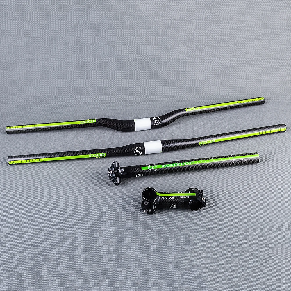 FCFB зеленый 3k глянцевый велосипед из углеродного волокна MTB | Спорт и развлечения