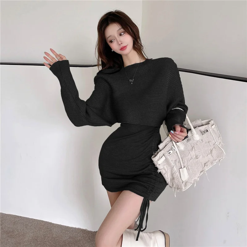 Woherb пикантный комплект из двух предметов трикотажная накидка с двумя сторон +