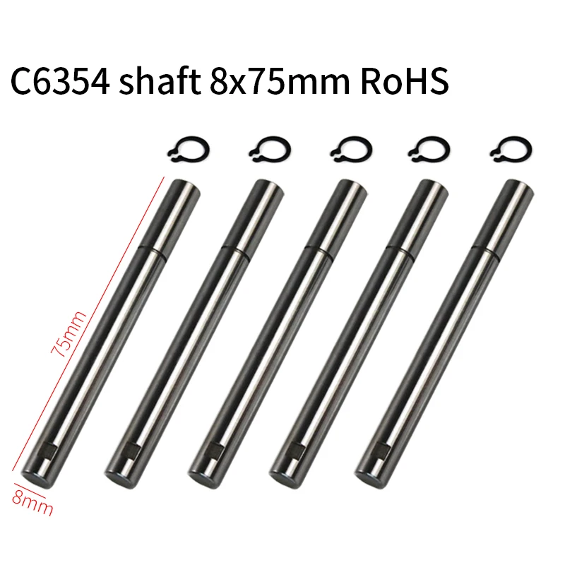

8mm motor main shaft + length 75mm for RC airplane motor spare parts