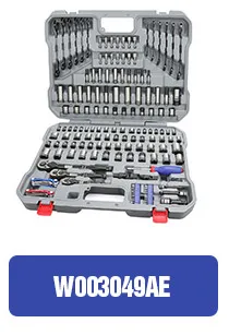 WORKPRO 123 шт. набор инструментов для ремонта автомобиля механические Наборы инструментов отвертки трещотка гаечный ключ гаечные ключи розетки