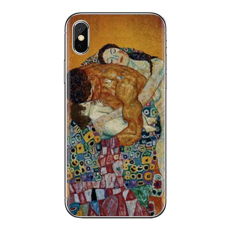 Для samsung Galaxy S2 S3 S4 S5 мини S6 S7 край S8 S9 Plus Note 2 3 4 5 8 Coque Fundas силиконовый чехол Климт