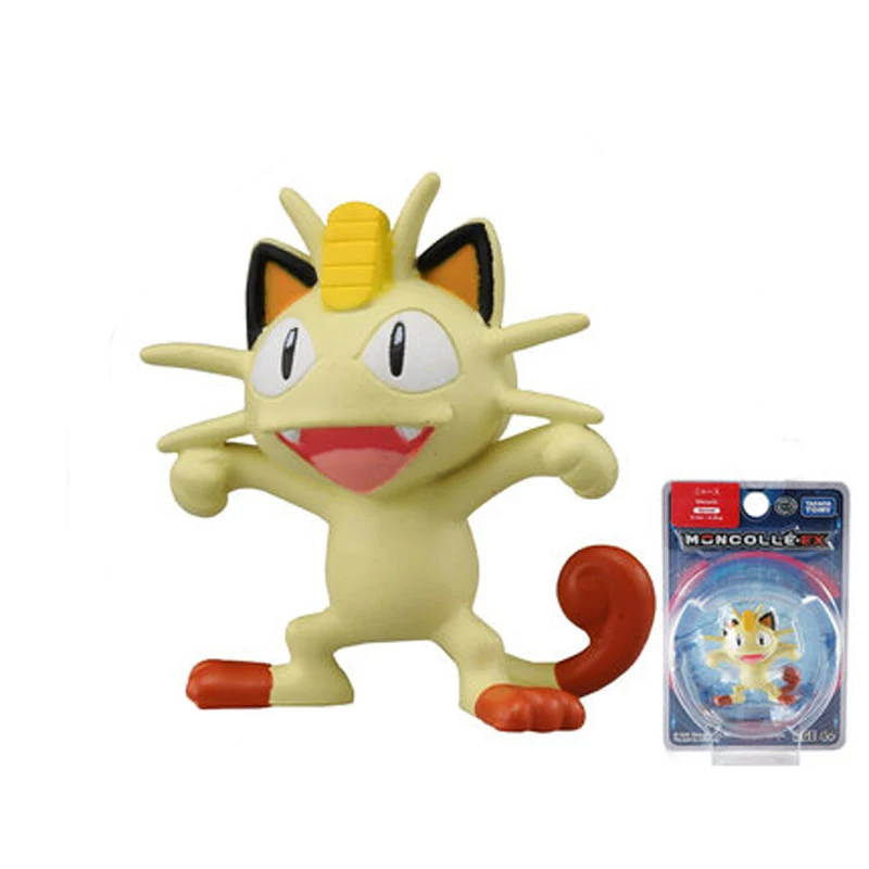 20 meowth Takara Tomy подлинный Покемон чармандер белка Mimikyu Raichu Mudkip Oshawott Пикачу snorlax 4 см коллекция игрушка фигурка подарки - Цвет: 20 meowth