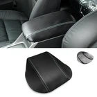 Мягкая текстура углерода кожаные подлокотника для Honda Civic 9th Gen 2012 - 2015 автомобильный центральный подлокотник-ящик для кожного покрова стикеры отделкой