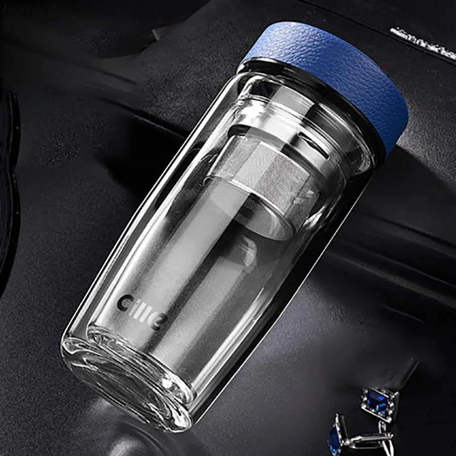 Стеклянная бутылка для воды милая моя Спортивная заваривания чая спорта на