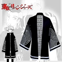 1pc tokyo revengers senju kawaragi haori coat anime cosplay costume brahman rindou haitani kimono coat polyester uniform