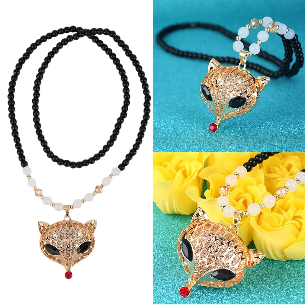 St.kunkka Ceramic Beads Statement Necklaces For Woman Round Long Sweater Chain Pendants Chokers Collar Ethnic Jewelry |