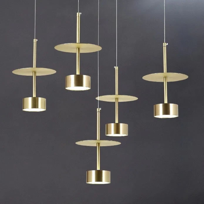 Европейский латунный светильник Роскошная лампа для спальни Современная