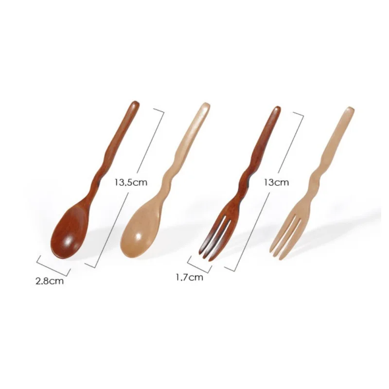 Новинка Лидер продаж деревянные палочки для еды ручной работы Ложка Вилка