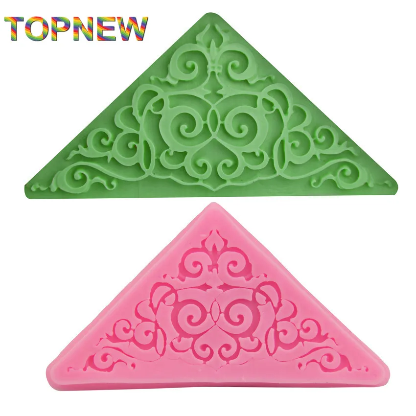 Классические Силиконовые формы для помадки красивые цветочные тортов