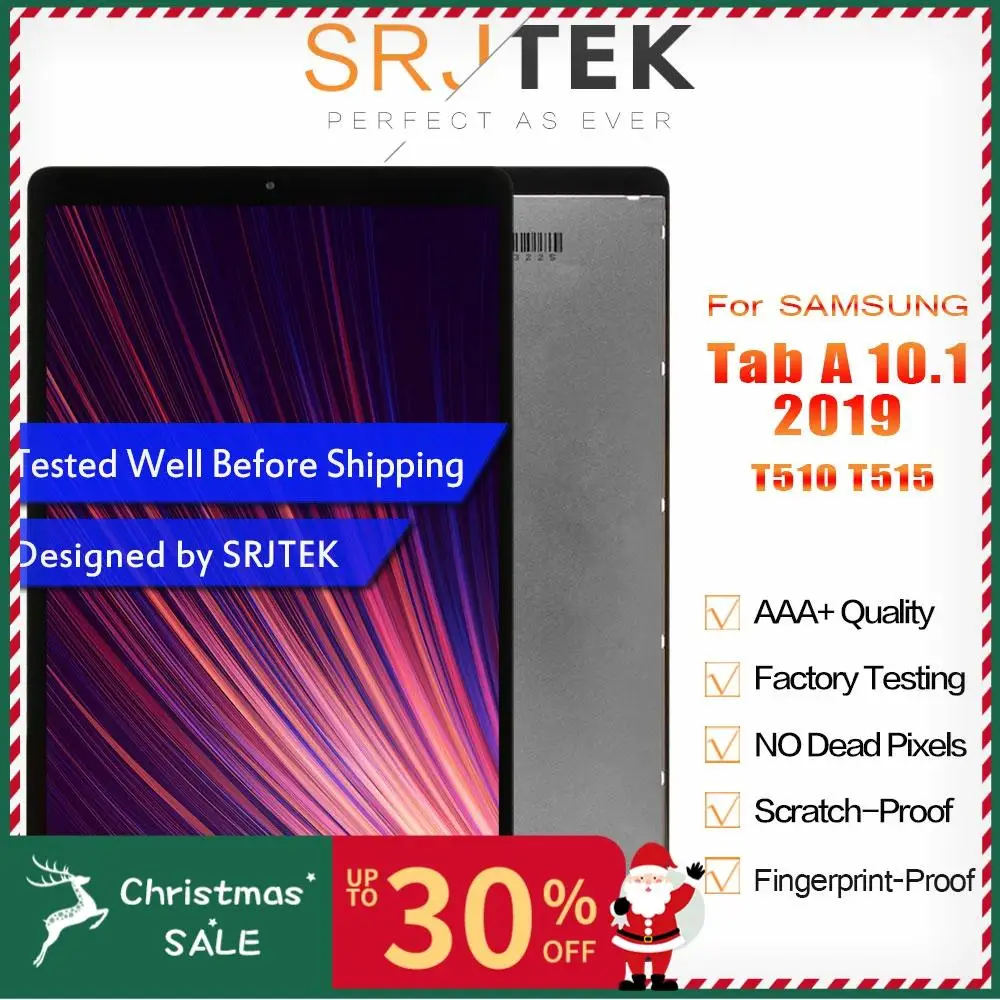 ЖК-дисплей для samsung Galaxy Tab A 10,1 T510 дисплей T515 T517 сенсорный дигитайзер матрица сборка Замена SM-T510