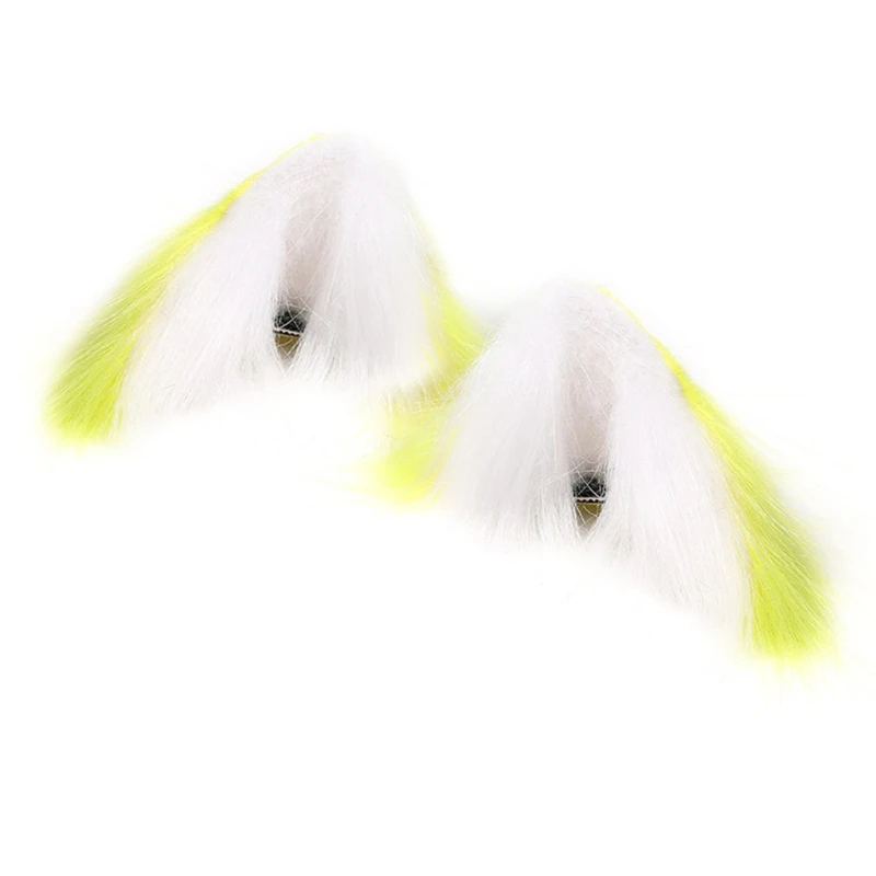 

Q0KE Cartoon Bangs Clips Lolita Plush Cat Ears Hair Grips Halloween Hair Side Clips Ponytail Decor Lovely Hair Barrettes