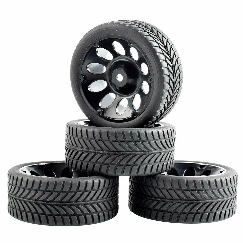 RC Rim06-6085 Grip Tires &amp Wheel 4PCS For HSP HPI 1/10 1:10 On-Road Speed Car | Игрушки и хобби