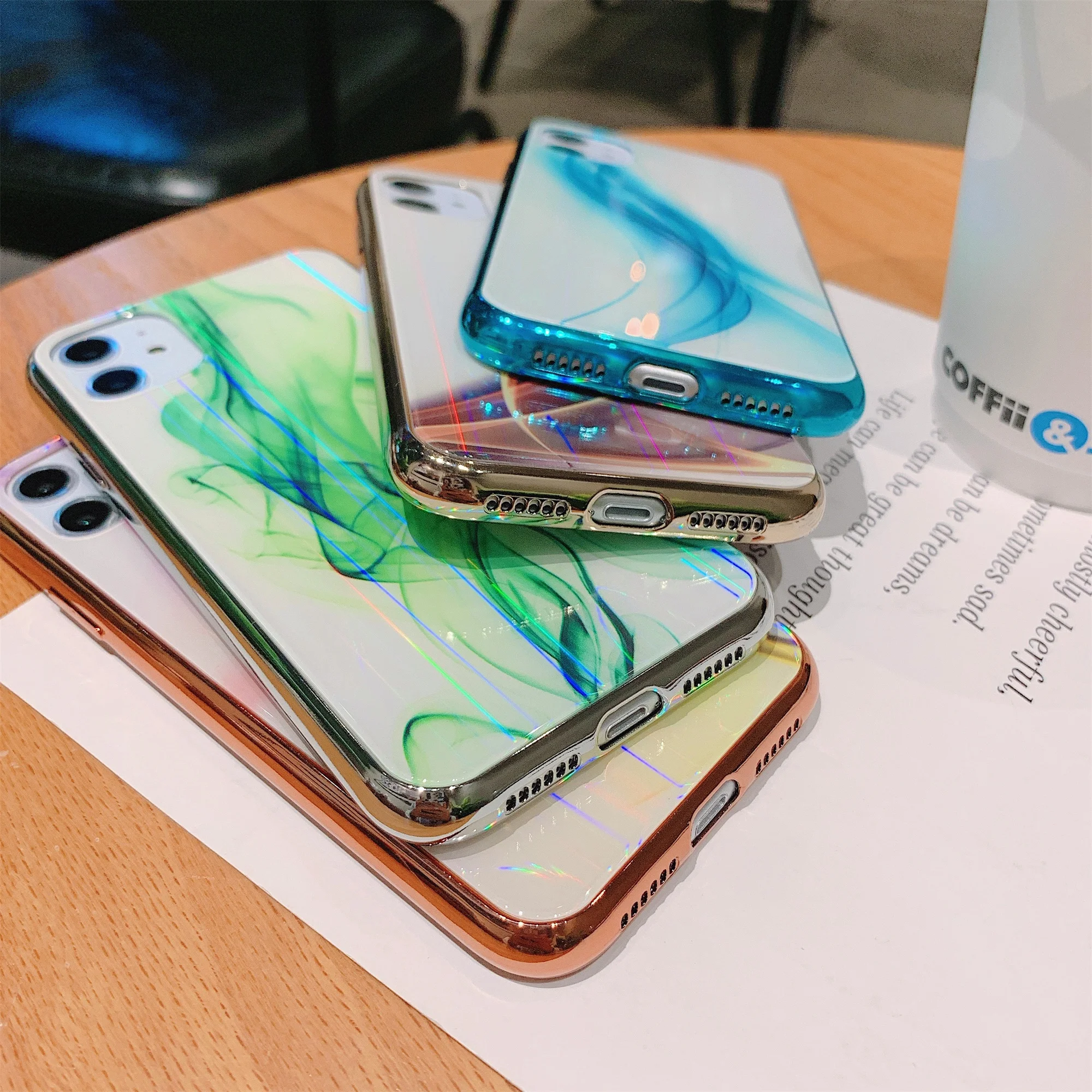 LISCN стеклянный защитный чехол для телефона iphone 7 Plus 8 6 11 pro Max X XR цветной Xs чехол| |