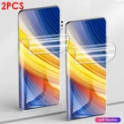 Гидрогелевая пленка для Xiaomi Poco X3 Pro, защитная пленка для экрана Xiaomi Mi Poco X3 NFC GT F3 M3 Pro, не стекло, 2 шт.лот