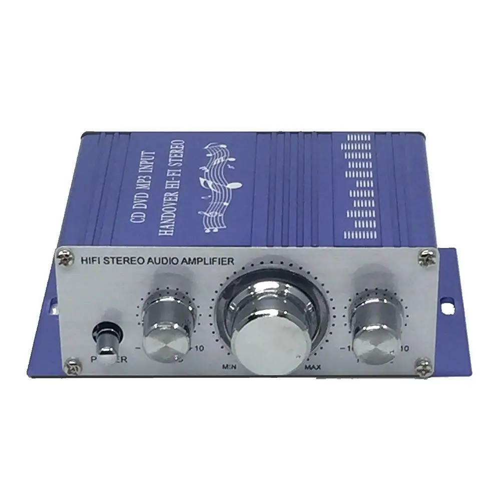 HY2001 20 Вт 12 В мини усилитель аудио автомобильный Hi-Fi 20-20 кГц динамик стерео Amp