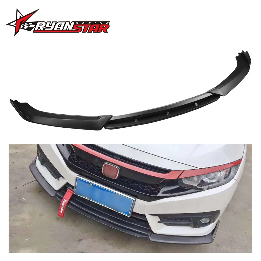 Автомобильный сплиттер для переднего бампера диффузор кузова спойлер на бампер