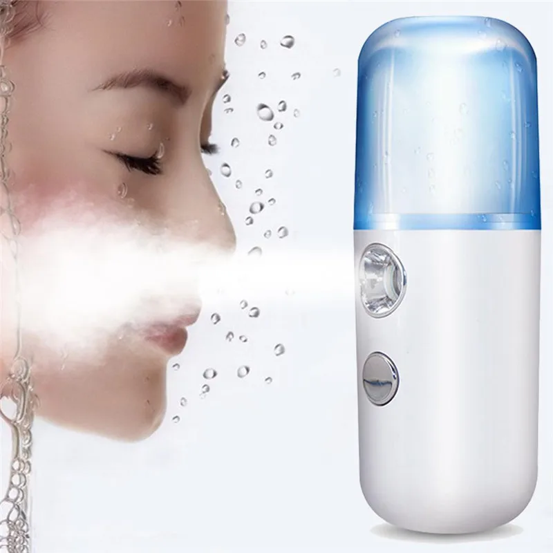 

spa face steamer 30ML Skin Mouisture nano Sprayer Humidifier Mist Atomization Moisturizing Sprayer Hydration USB charging SU293