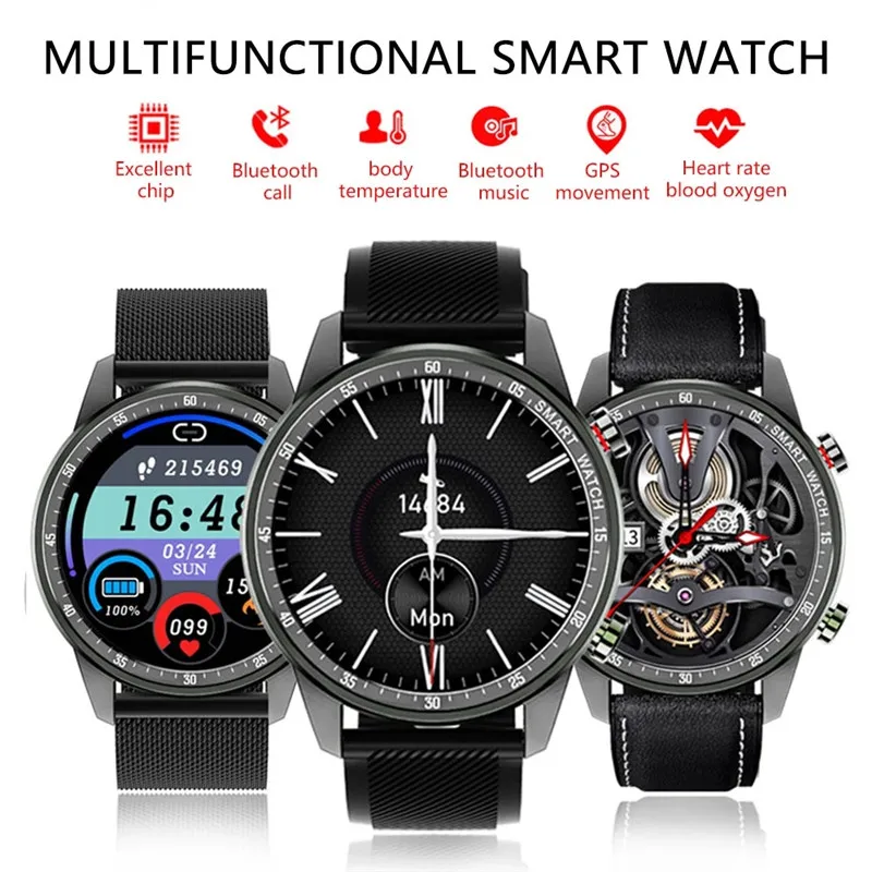 

Smart Watch Bluetooth Call Wristband Sports Fitness Tracker Heart Rate Monitoring Bracelet Music Control Smartwatch
