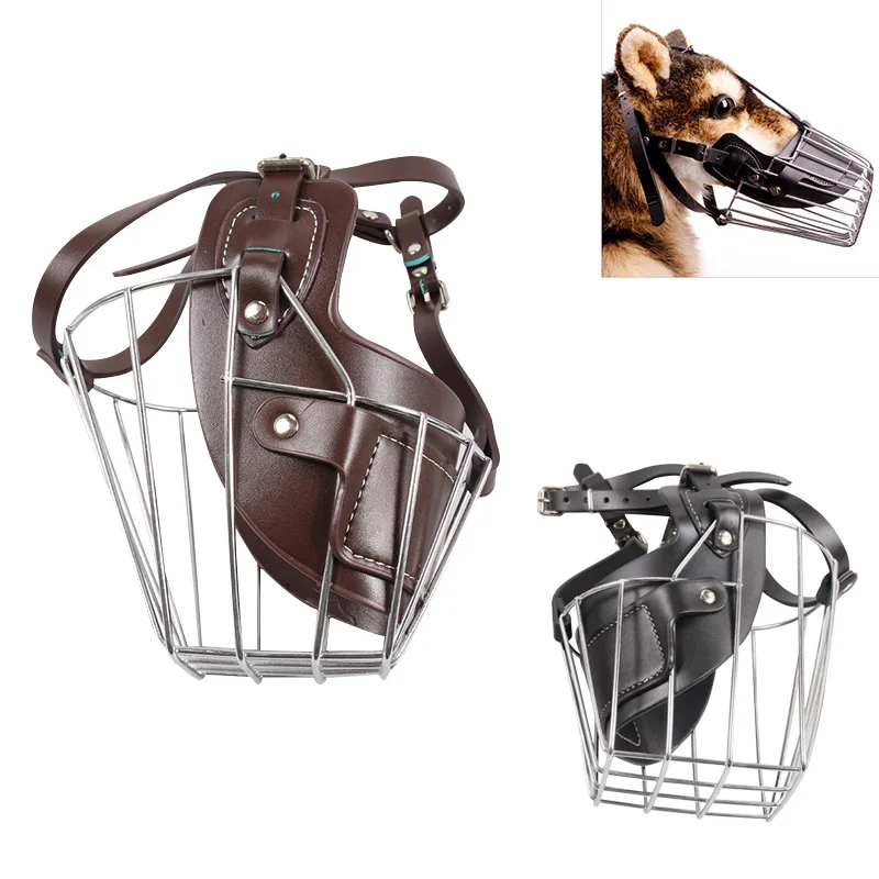 Распродажа Большая распродажа чехол для рта собаки регулируемый ошейник защита