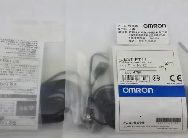 E3T-FT11 E3T FT11 12-24VDC 2 м Новый Omron фотоэлектрический переключатель Датчик Бесплатная
