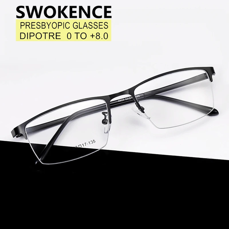 SWOKENCE SPH от 0 до + 8 очки по рецепту для пресбиопии мужчин и женщин элегантные