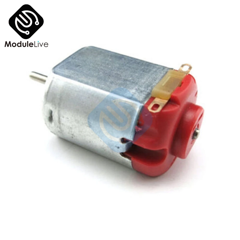 R130 DC Тип двигателя 130 хобби микромоторы 3-6 в DC 0,35-0.4A 8000 об/мин