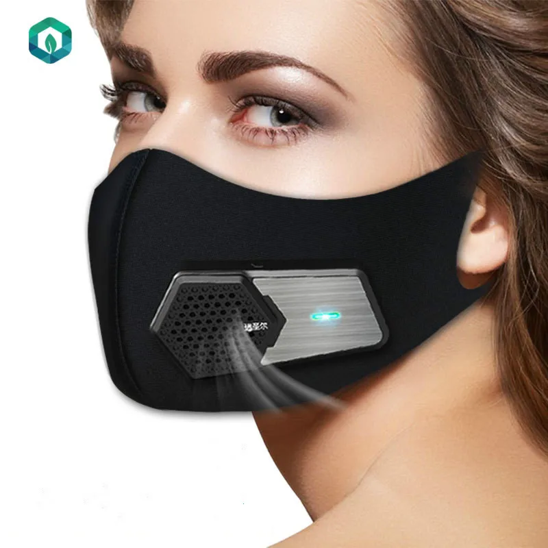 Умная электрическая Пыленепроницаемая маска против смога PM2.5 Спортивная