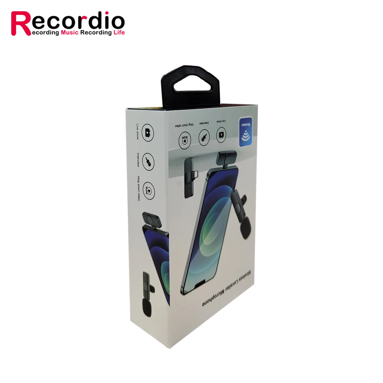 Беспроводной петличный микрофон портативный мини-микрофон для записи аудио и