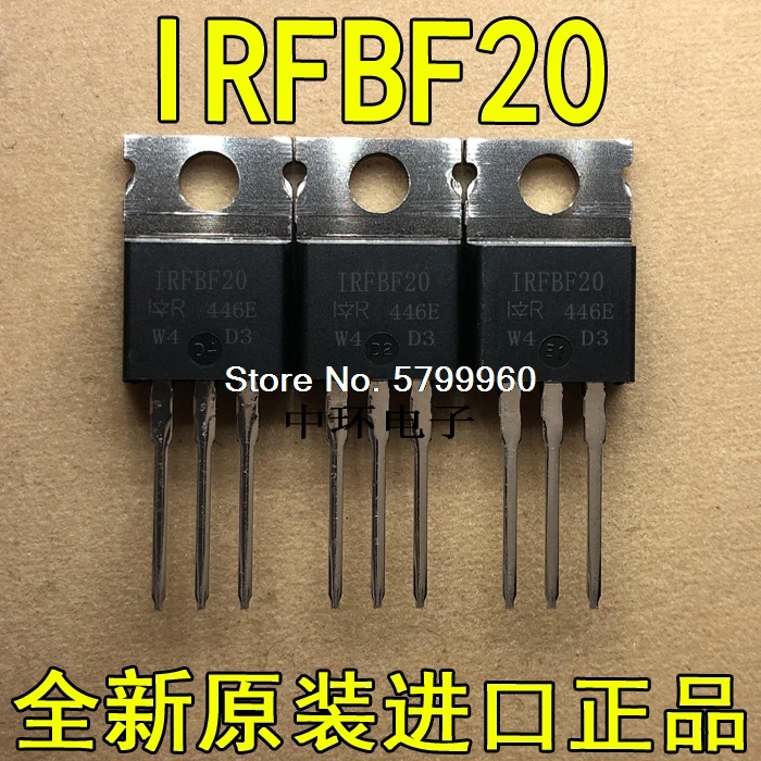 10 шт./лот IRFBF20 транзистор|Соединители| |