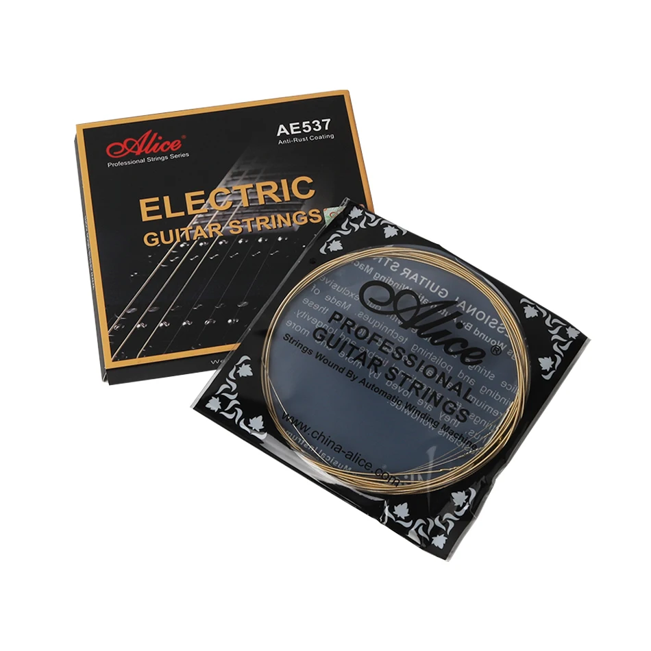 alice professionelle saiten serie ae536 ae537 elektrische gitarre saiten set multipolymer anti rost beschichtung free global shipping