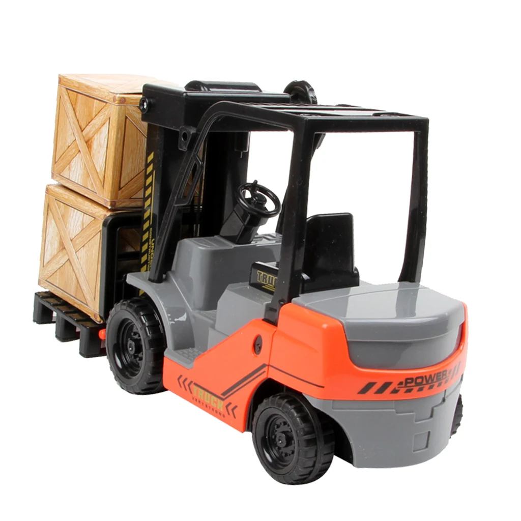 Miniature 1:22 Plastic Fork Lift Truck Engineering Vehicle Toy Gift | Игрушки и хобби