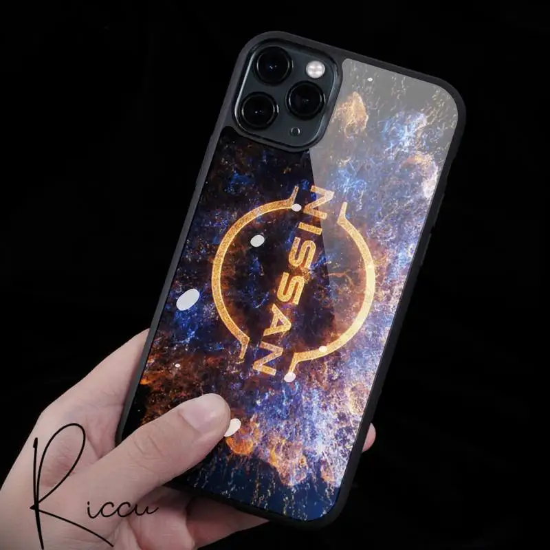 

nissan car logo Phone Case Rubber for iPhone 12 11 Pro Max XS 8 7 6 6S Plus X 5S SE 2020 XR 12Mnie case