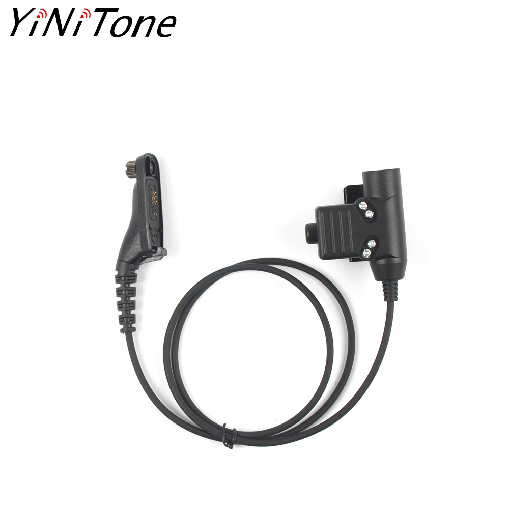 Military Headset U94 PTT For COMTAC MSA EARMOR TCA TRI NATO plug for MTP850S XIR P8268  APX4000 APX2000 APX6000 DP4800 DP3400