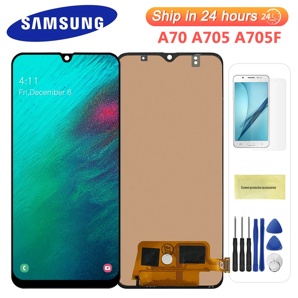 6 7 ''SM A705F ЖК дисплей для Samsung Galaxy A70 LCD A705 SM A705MN сенсорный экран дигитайзер в