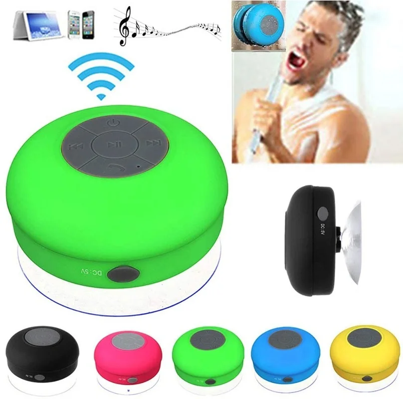 

Mini Bluetooth Speaker Portable Waterproof Pool Showers Bathroom Speakers for Outdo Beach Car Wireless Handsfree Portable Audio