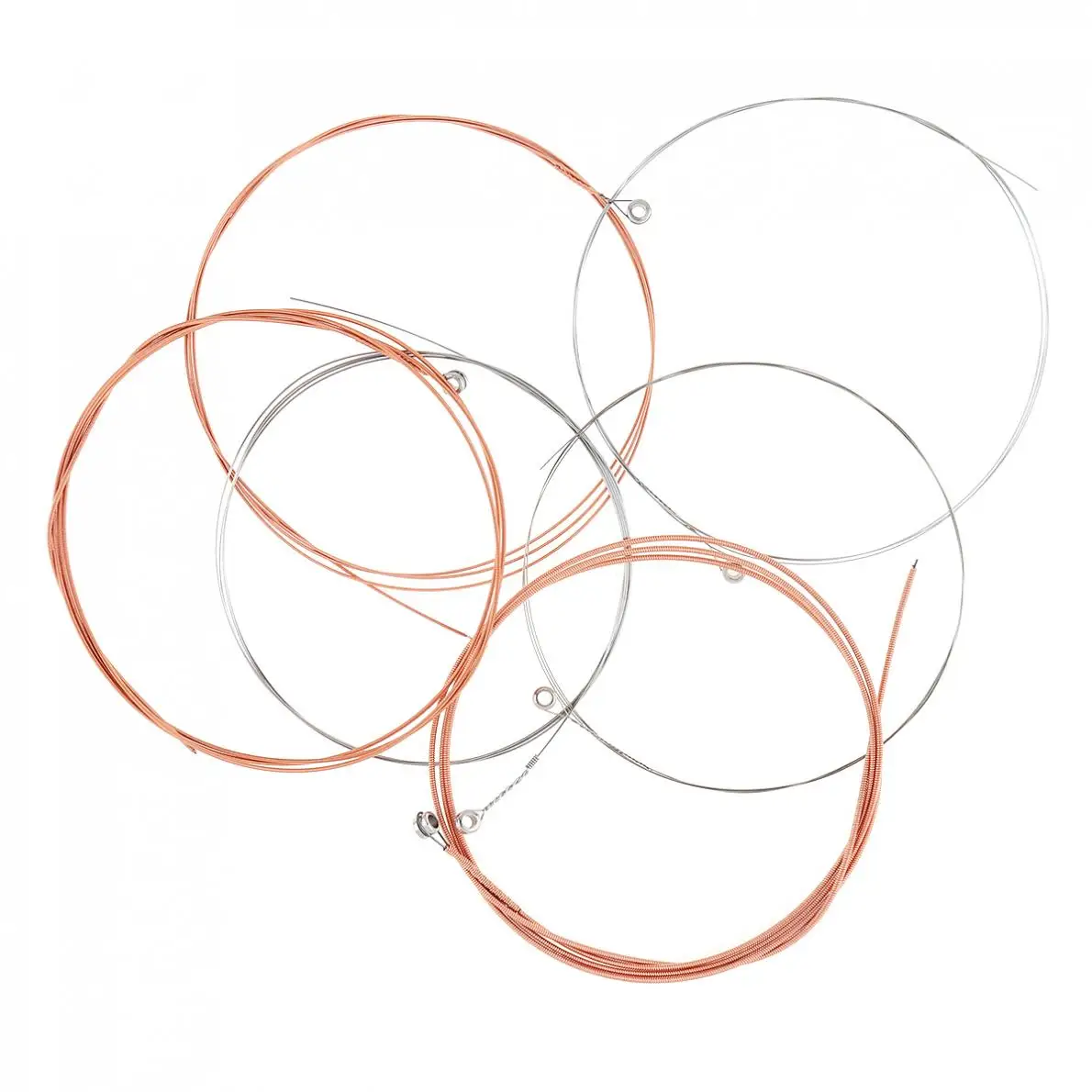 Струны для гитары 6 шт. струны акустической 009-045 дюймов стальной сердечник