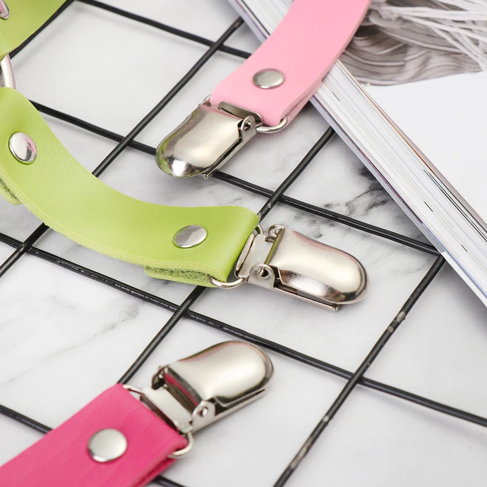 1 шт. панк Сердце сексуальный из искусственной кожи подвязки ремень Harajuku