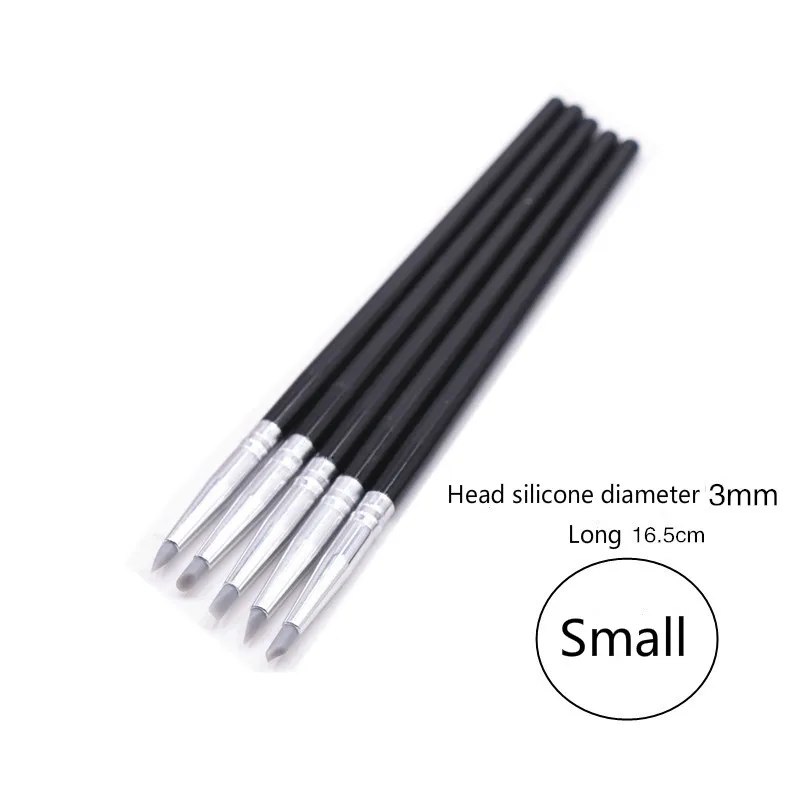 5 шт. зубов силикон обработка ручка композитный Небольшие домашние тапочки с