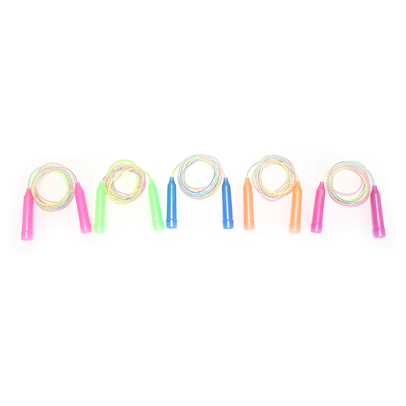 

1PC Soft PVC Skip Rope For Kids Color Random Fast Skipping Jumping Rope Portable Kids Jump Rope Crossfit Fitness Sports Training