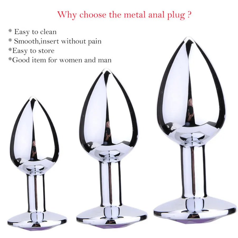 Интимная Сексуальная игрушка маленькая средняя огромная Анальная пробка