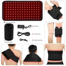 25W 660nm 880nm LED Red Light Therapy Near Infrared Light Therapy Devices Large Pads Wearable Wrap for Pain Relief at Home