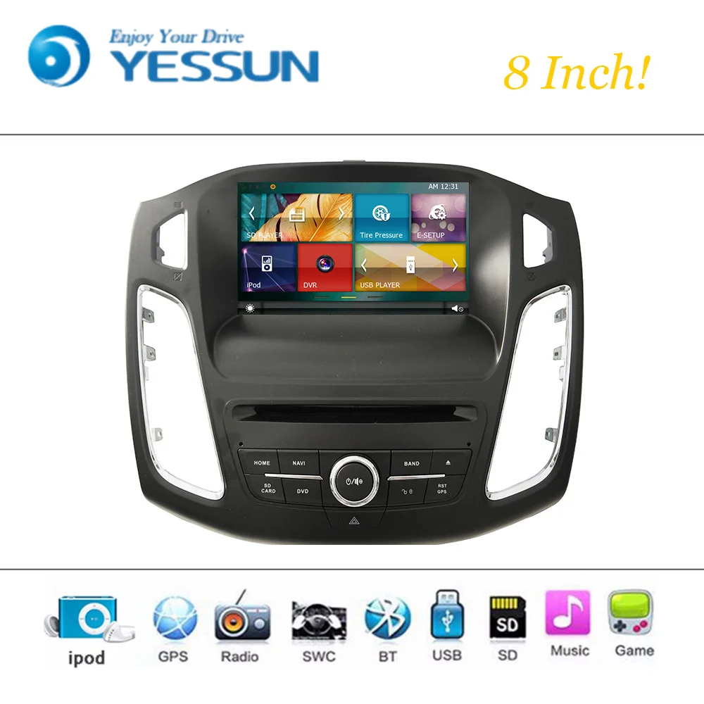 Автомобильный DVD плеер система Wince для Ford Focus 2015 автомагнитола стерео GPS навигация
