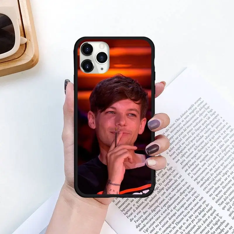 

Louis Tomlinson one direction band Phone Case for iPhone 11 12 pro XS MAX 8 7 6 6S Plus X 5S SE 2020 XR Luxury brand shell