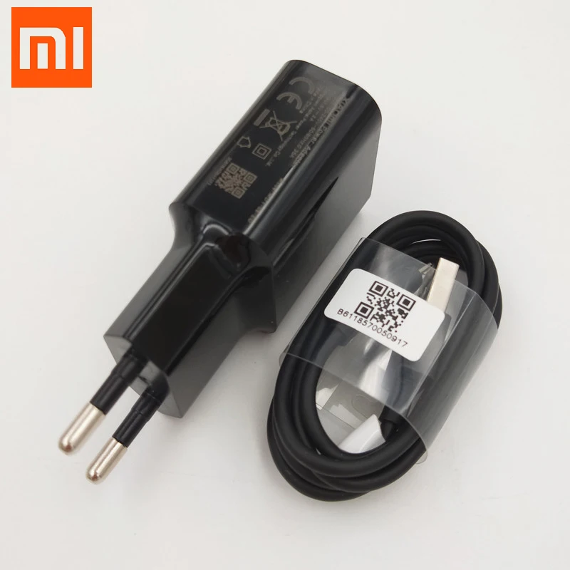 Оригинальный адаптер питания Xiaomi 5 В/2 А зарядное устройство с Micro USB кабелем