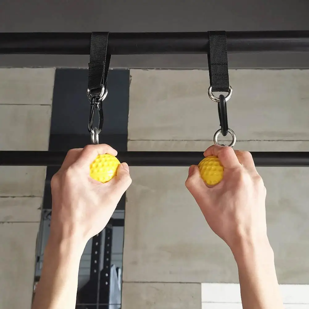 2 шт. 7 см подтягивание шарики штыри палец сила тренер пушечное с креплением к руке